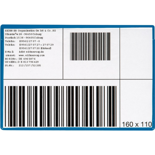 10er-Pack EICHNER Etikettentasche magnetisch