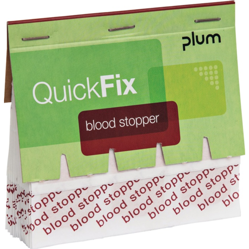 45er-Refill PLUM Pflasterstrips QuickFix – 45 Stück ca. 72 x 25 mm, Blood Stopper