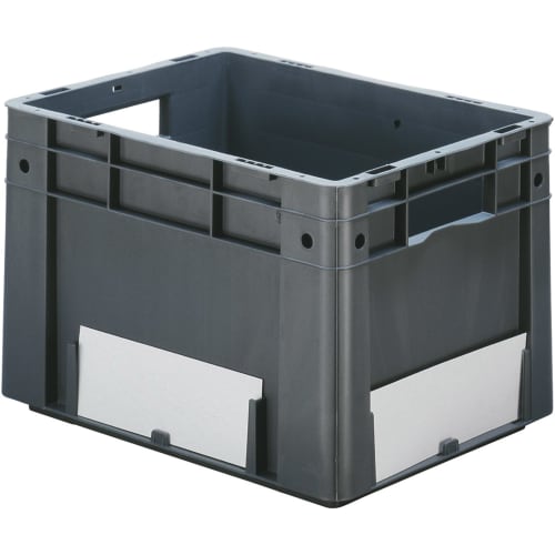 50er-Pack LA-KA-PE Etikett für Transportstapelkasten – weiß, für Kastenbreite 210 mm