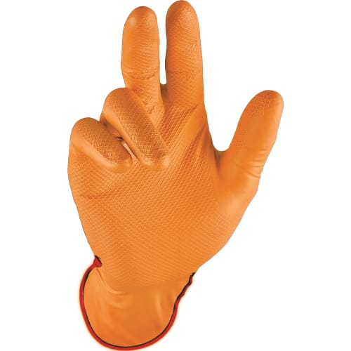 50er-Box Einweghandschuhe Grip – Nitril, ungepudert latexfrei, Größe 8–11