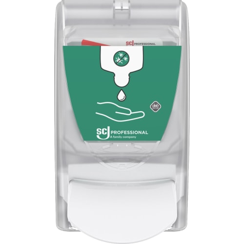 Desinfektionsspender PROLINE – 1 l, Breite ca. 130 mm, transparent