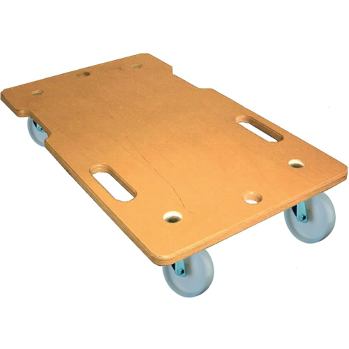 Transportroller 150 kg – 600 x 350 mm, Kunststoffrollen, Ladehöhe 112 mm