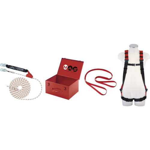 MAS Absturzsicherungs-Set EN361 EN353-2 EN354+795 – PSA-Kategorie III