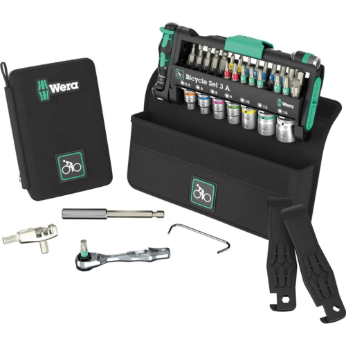 Bit-/Steckschlüssel-Set Bicycle Set 3 A | Bit-Sortiment PH-TORX-Schlitz-6KT, WERA