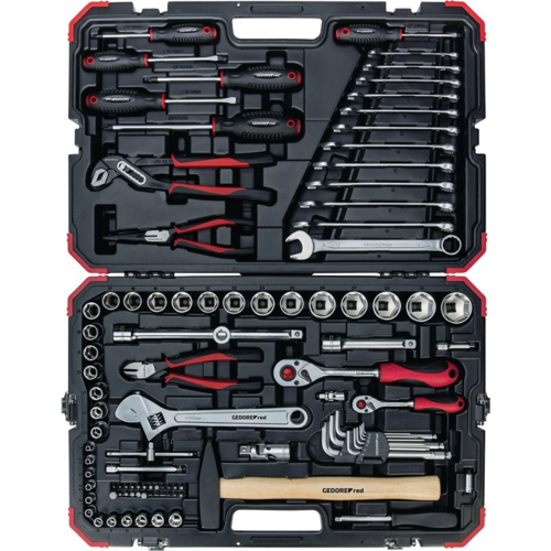 Steckschlüssel-/Handwerkzeugkoffer R4600 3100, GEDORE RED