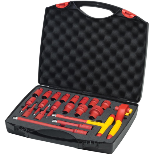 Ratschenschlüssel-Set 21-teilig 1/2 Zoll 10-32 mm | 6-Kant, WIHA
