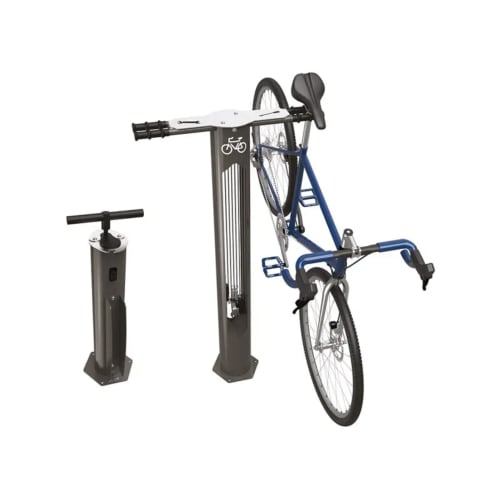Fahrrad-Reparaturstation AMSTERDAM mit Luftpumpe