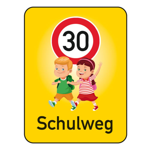 Schulwegschild - Schulweg 30 km/h