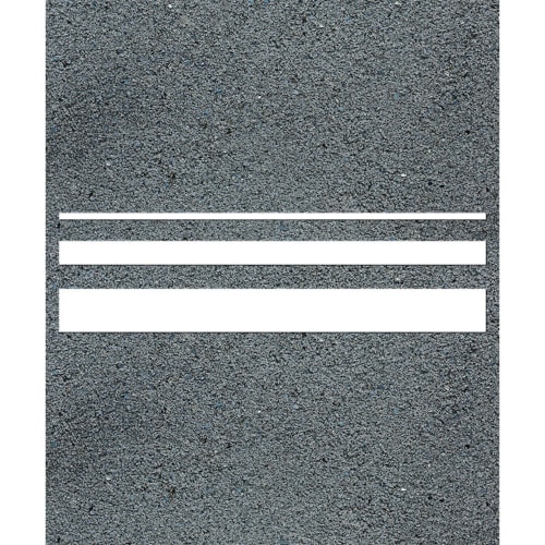 Thermoplastische Markierungslinien | 500 x 1000 mm | VE mit 5 Stück - Prefatherm