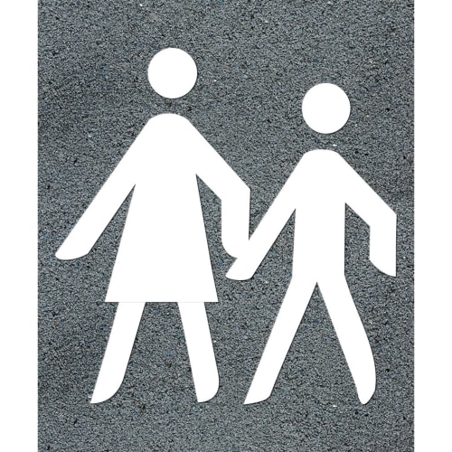 Thermoplastische Fahrbahnmarkierung Kinder - Prefatherm