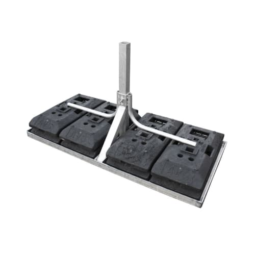 TL Schilderständer, lange Ausführung | für bis zu 2x 8 Fußplatten K1