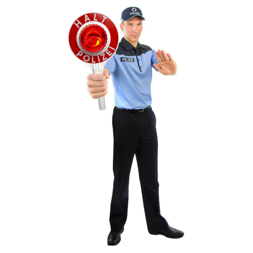 Warnfigur Warnpolizist