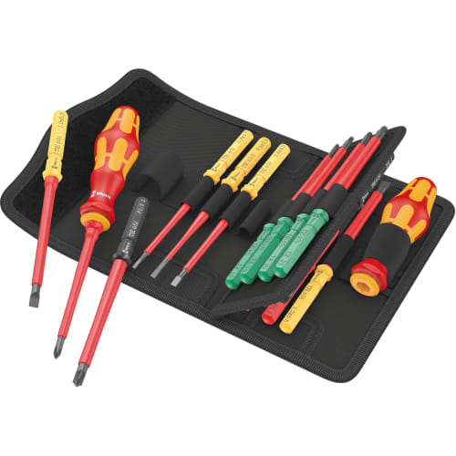 Schraubendreher-Satz Kraftform Kompakt VDE 17 Universal 1 Tool Finder, WERA