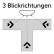Verkehrsspiegel TM Panorama - Überprüfung von 3 Richtungen