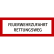 Brandschutzschild mit Text nach ihren Angaben