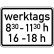 Zusatzzeichen VZ 1042-32 Zeitliche Beschränkung werktags Zusatzzeichen 1042-32