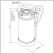 Tank Augendusche mit Edelstahltank - 16 Liter