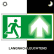 Rettungsweg nach oben nach ISO 7010 (E 002), ISO 3864, ISO 16069