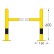 Säulenschutz WACHTWERK X® aus Stahl - Stärke XS Ø 48 / 60 mm