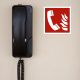 Schild Brandmeldetelefon