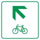 Radwegschild - Zwischenwegweiser