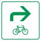 Radwegschild - Zwischenwegweiser
