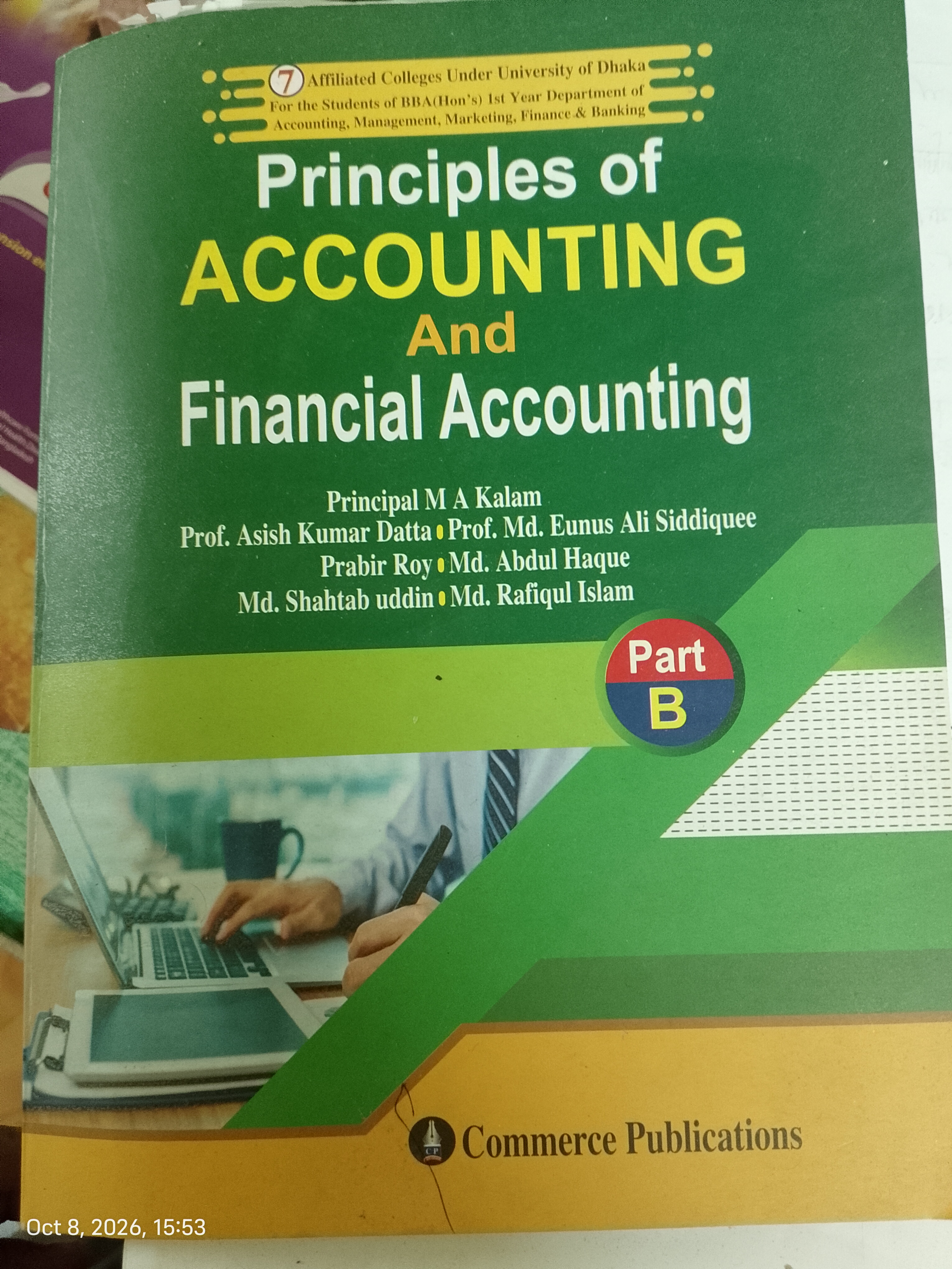 Principle of accounting and financial accounting - Photo 1
