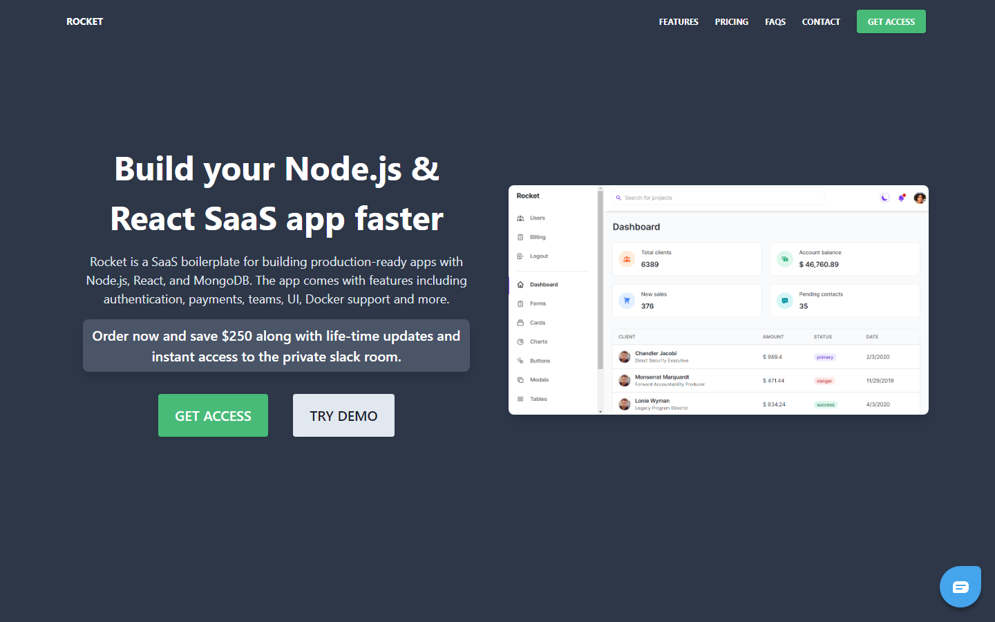 Rocket App screenshot
