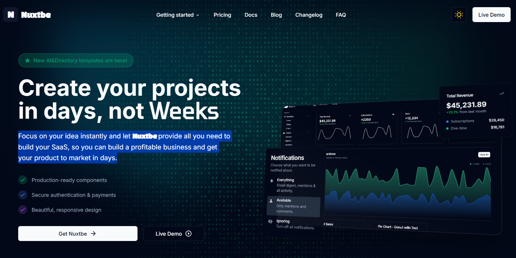 Nuxtbe screenshot