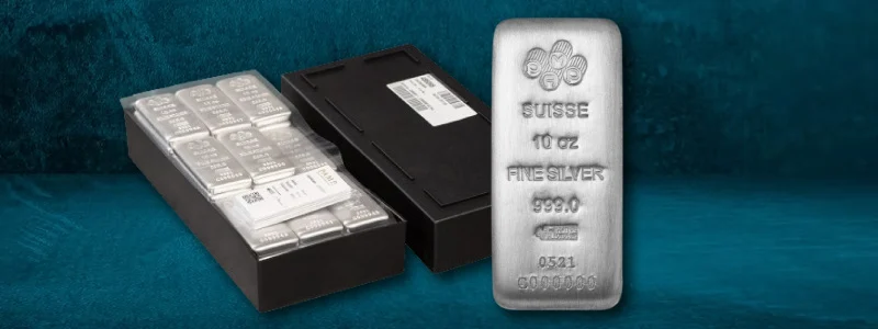 10 oz PAMP Suisse Silver Bar