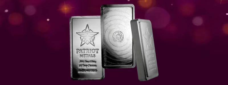 Silver 10 oz Scottsdale Patriot Stacker Bar