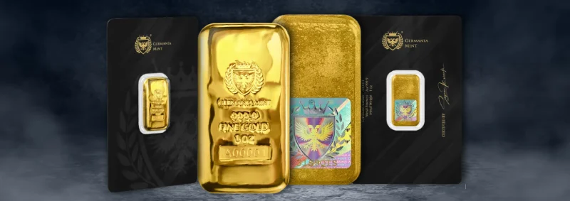 Germania Mint 1 oz Gold Bar