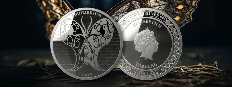 Equilibrium: Butterfly 1 oz Silver Coin Prooflike