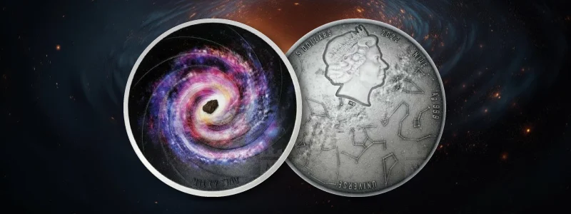 Universe: Milky Way 2 oz Silver UV Antiqued Coin