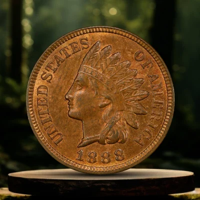 1888 Indian Head Penny Value (No Mintmark)