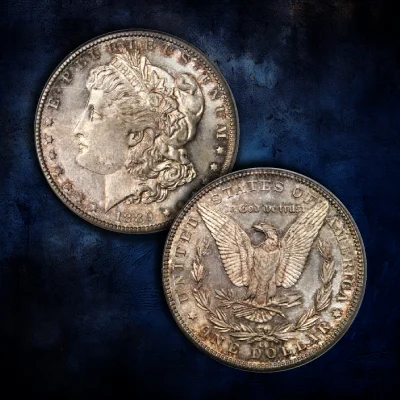 1889-CC Morgan Silver Dollar