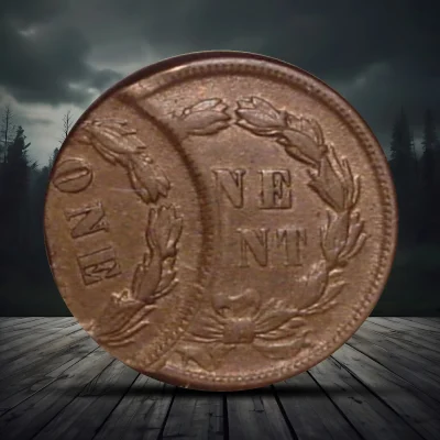 1901 Indian Head Penny Double Struck off-center 