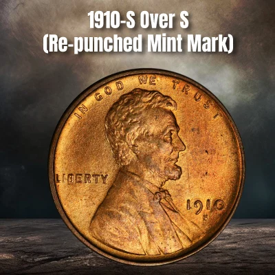 1910-S Over S (Re-punched Mint Mark)