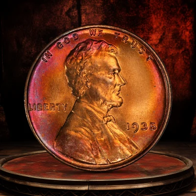 1935 (No Mint Mark) – Philadelphia Mint.