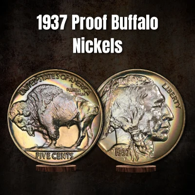 1937 Proof Buffalo Nickels