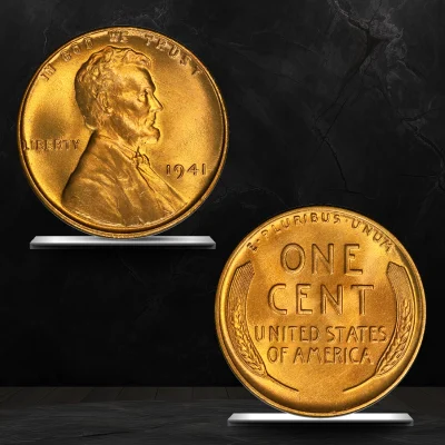 1. 1941 No Mint mark Wheat Penny Value