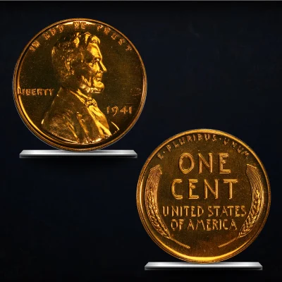 2. 1941 Proof Wheat Penny Value