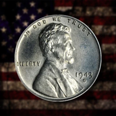 1943 D/D steel penny, Repunched mint mark