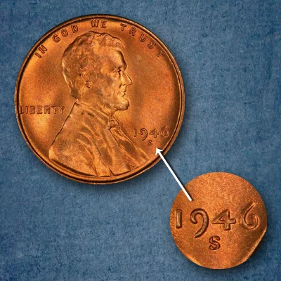 3. 1946 S Wheat Penny Value 