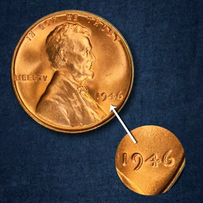 1. 1946 No Mint Mark Penny Value