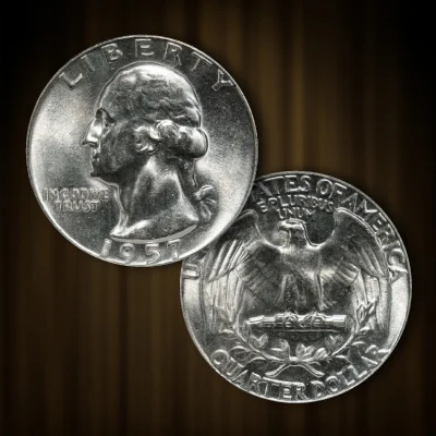 1957-No-Mint-Mark-Quarter