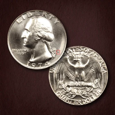 1974 D Quarter Value