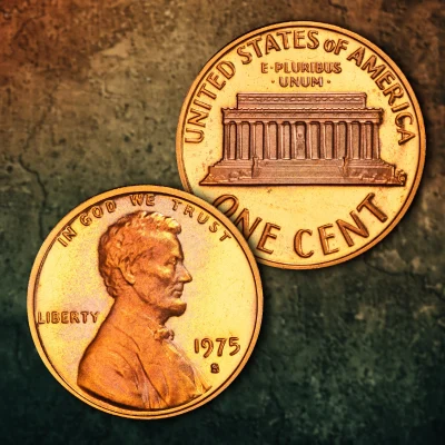 1975 S Proof Lincoln Penny