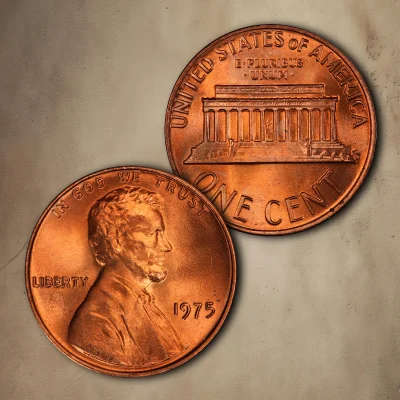 1975 no mint mark Penny