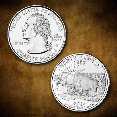 2006-D North Dakota State Quarter MS68